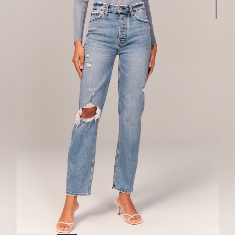 straight leg jeans